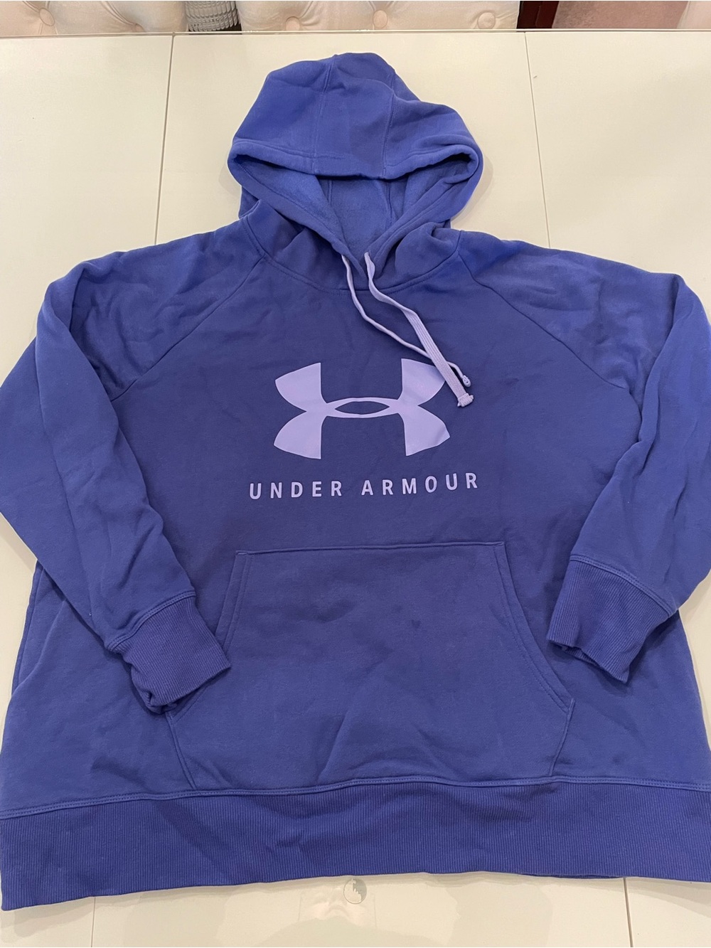 Under Armour Men’s Purple Logo Hooded Sweatshirt